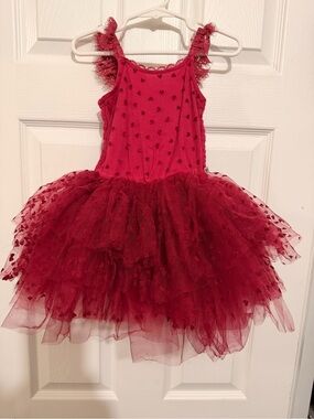 Bums & roses tutu dress
